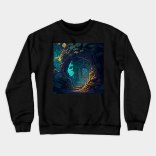 Escape to the Fairy Forest in Spring Crewneck Sweatshirt